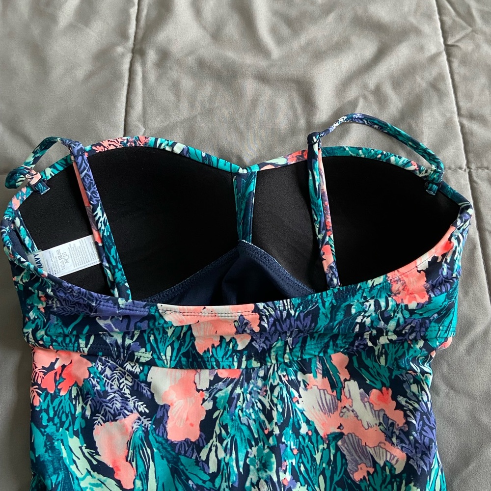 Strapless One Piece Bandeau Swimsuit - Picture 2 of 4